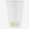 White zero plastic carton cups 480 ml 50 pcs